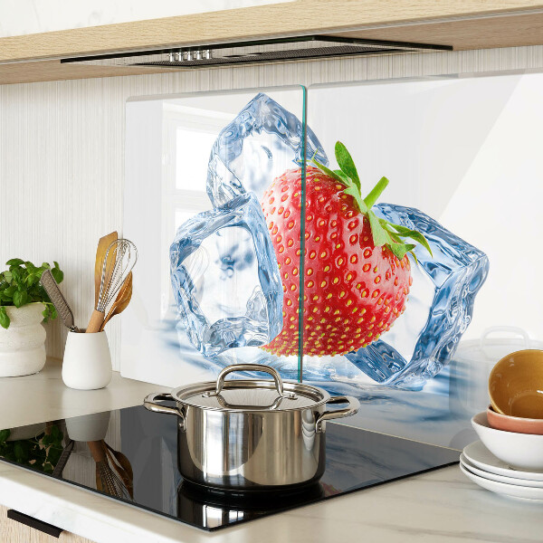 Tocător de bucătărie Căpșuni în gheață