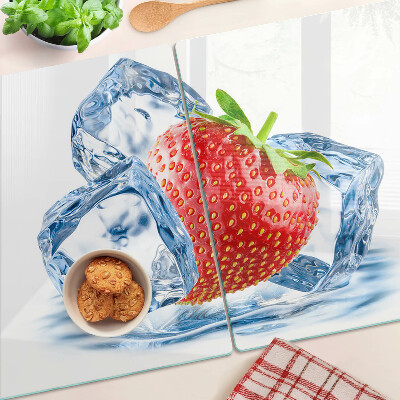 Tocător de bucătărie Căpșuni în gheață