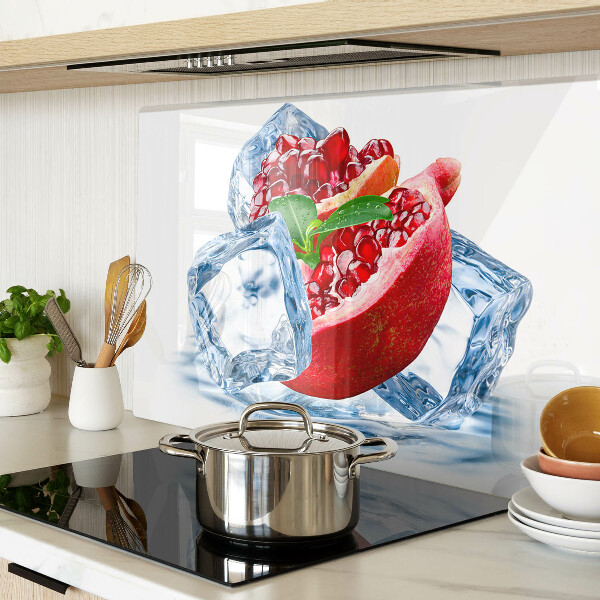 Tocător din sticlă Rodie în gheață