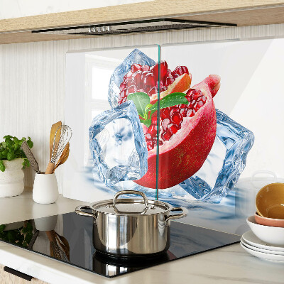 Tocător din sticlă Rodie în gheață