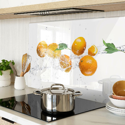 Tocător din sticlă Citrice cu apă