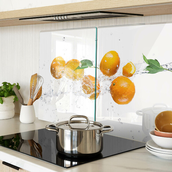 Tocător din sticlă Citrice cu apă