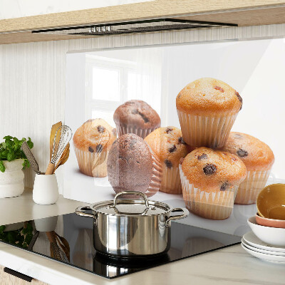 Tocător sticlă Brioșe cu ciocolată și vanilie