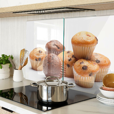 Tocător sticlă Brioșe cu ciocolată și vanilie