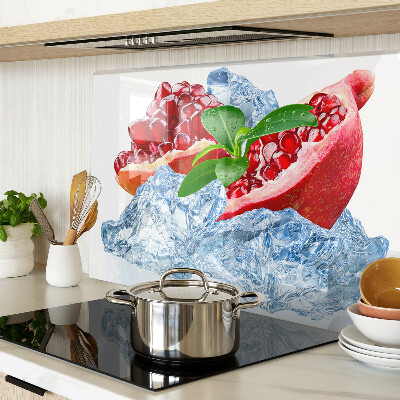 Tocător din sticlă Rodie și gheață