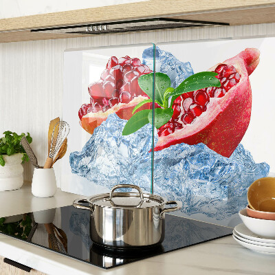 Tocător din sticlă Rodie și gheață