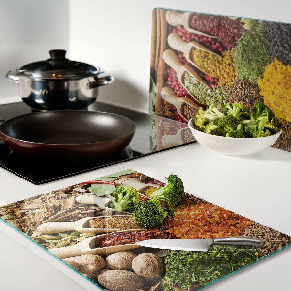 Tocător sticlă Condimente și ierburi aromatice