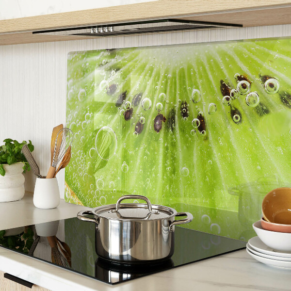 Tocător din sticlă Kiwi cu picături de apă