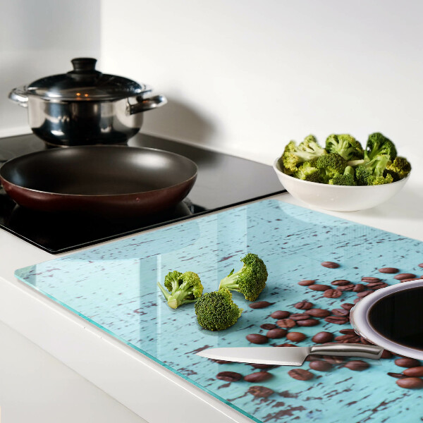 Tocător de bucătărie Cafea și boabe de cafea