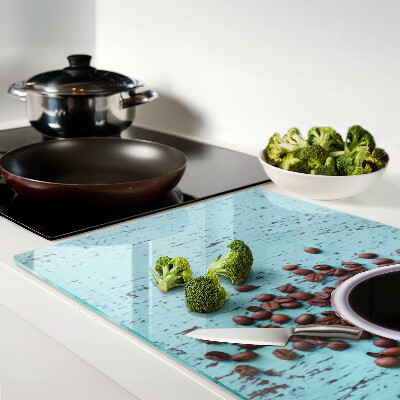 Tocător de bucătărie Cafea și boabe de cafea