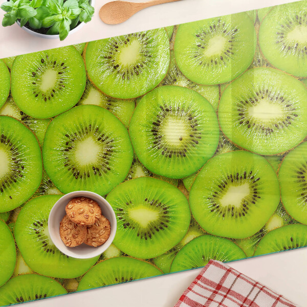 Tocător din sticlă Felii de kiwi