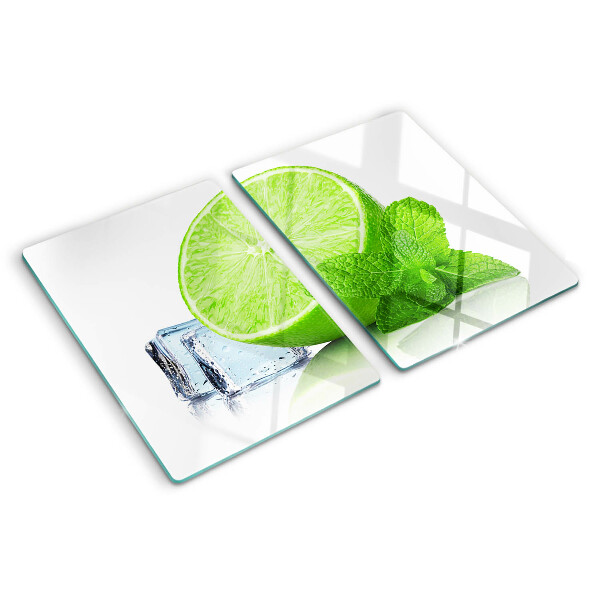 Tocător sticlă Lime cu mentă și gheață