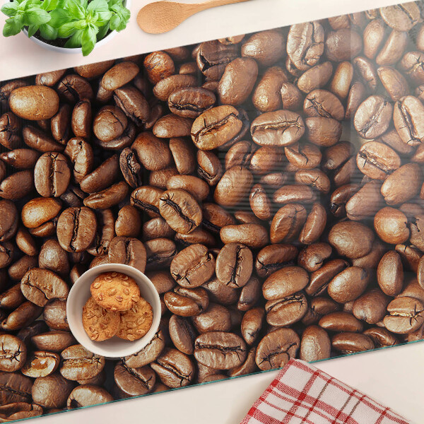 Tocător de bucătărie boabe de cafea