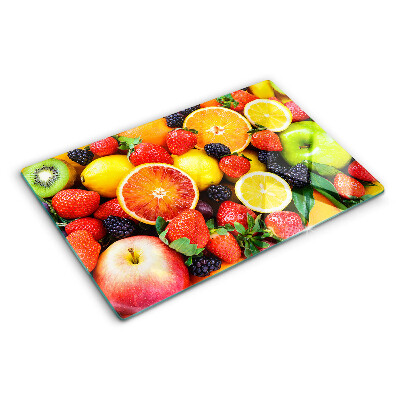 Tocător sticlă Fructe și fructe de pădure tropicale