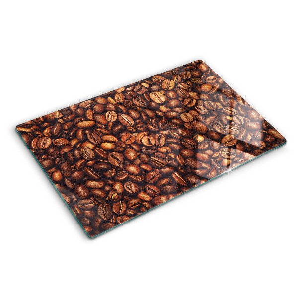 Tocător din sticlă boabe de cafea
