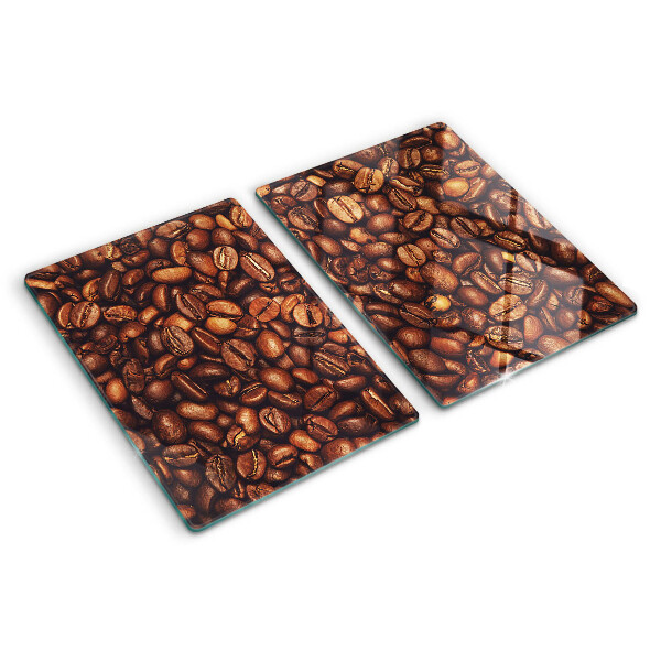 Tocător din sticlă boabe de cafea