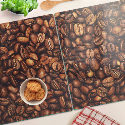 Tocător din sticlă boabe de cafea