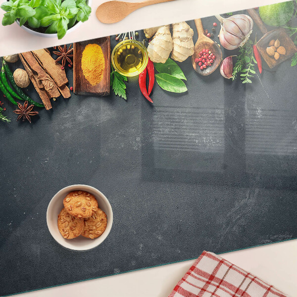Tocător sticlă Condimente și ingrediente de bucătărie