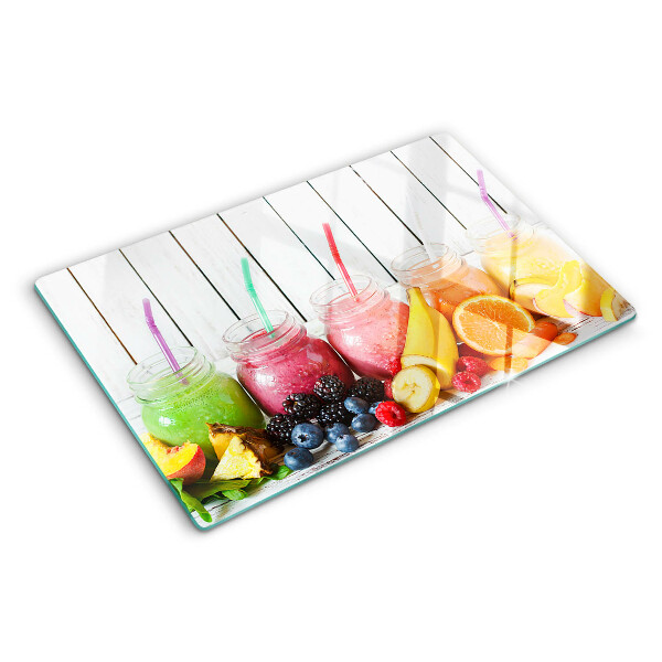 Tocător din sticlă Cocktailuri de fructe cu adaosuri