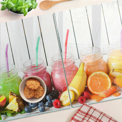 Tocător din sticlă Cocktailuri de fructe cu adaosuri