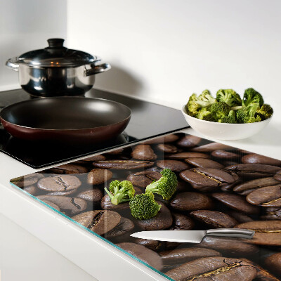 Tocător din sticlă boabe de cafea