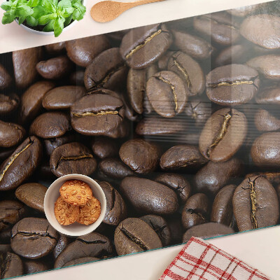 Tocător din sticlă boabe de cafea