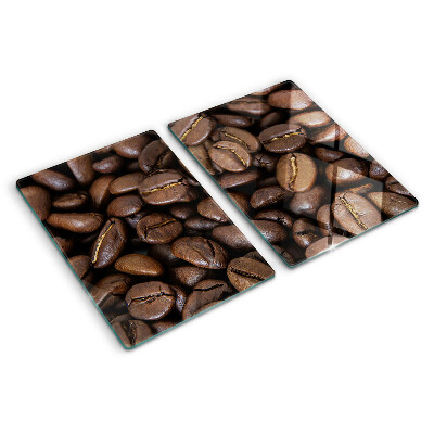 Tocător din sticlă boabe de cafea