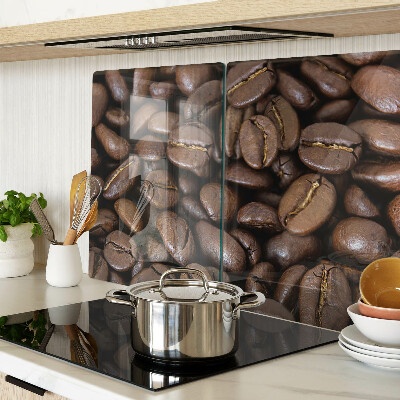 Tocător din sticlă boabe de cafea