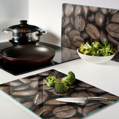 Tocător din sticlă boabe de cafea