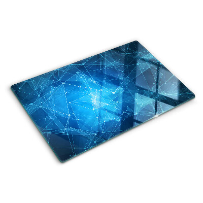 Tocător sticlă Model geometric abstract