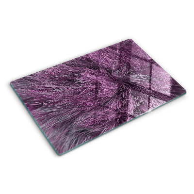 Tocător din sticlă Blană violetă
