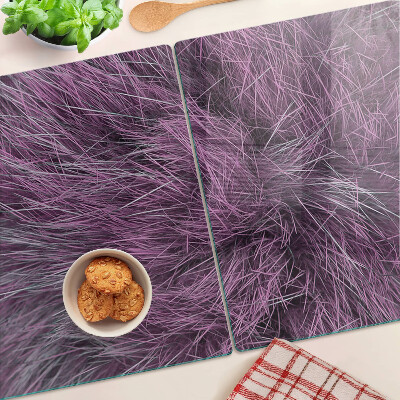 Tocător din sticlă Blană violetă