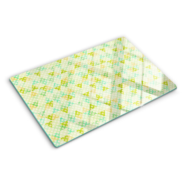 Tocător de bucătărie Geometrie în culori pastelate