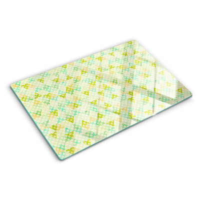 Tocător de bucătărie Geometrie în culori pastelate