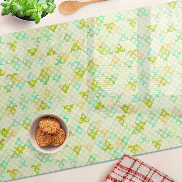 Tocător de bucătărie Geometrie în culori pastelate