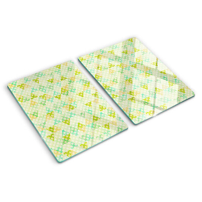 Tocător de bucătărie Geometrie în culori pastelate