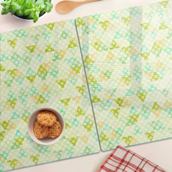 Tocător de bucătărie Geometrie în culori pastelate