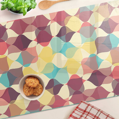 Tocător sticlă Geometria cercurilor colorate