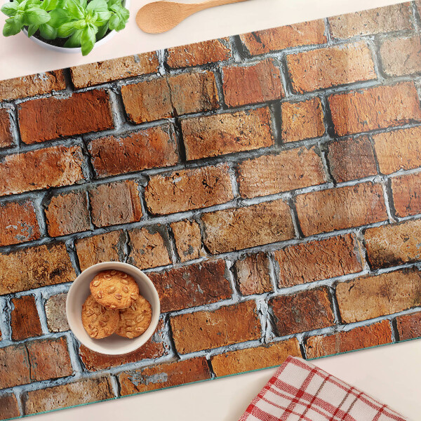 Tocător sticlă Zid de cărămidă