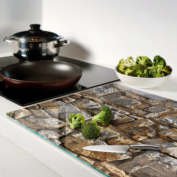 Tocător din sticlă Zid de piatră