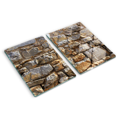 Tocător din sticlă Zid de piatră