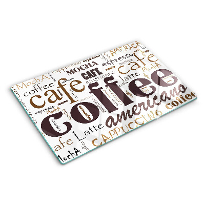 Tocător sticlă Cafea și băuturi din cafea