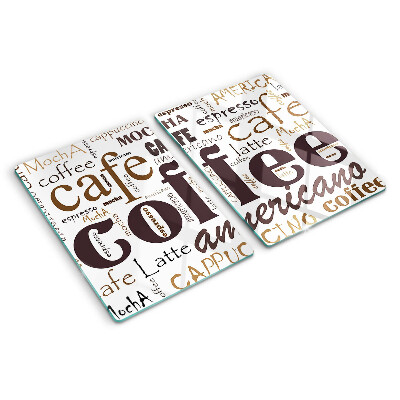 Tocător sticlă Cafea și băuturi din cafea