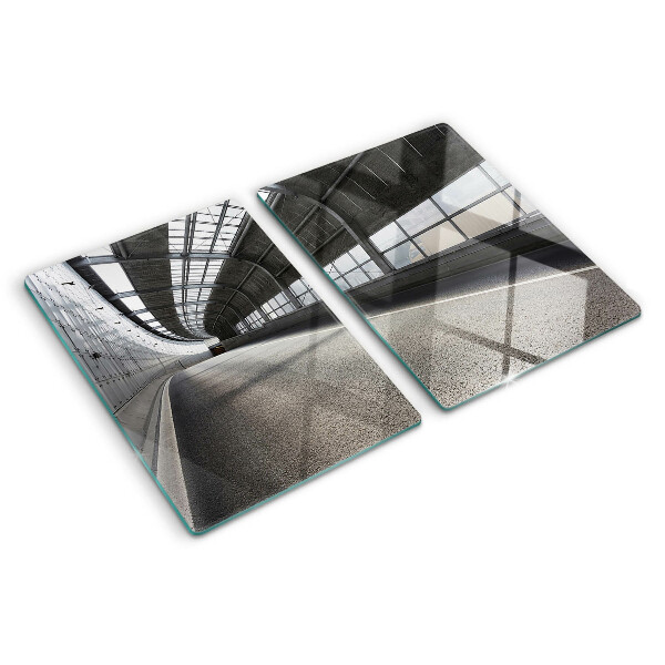 Tocător din sticlă Arhitectură și geometrie moderne