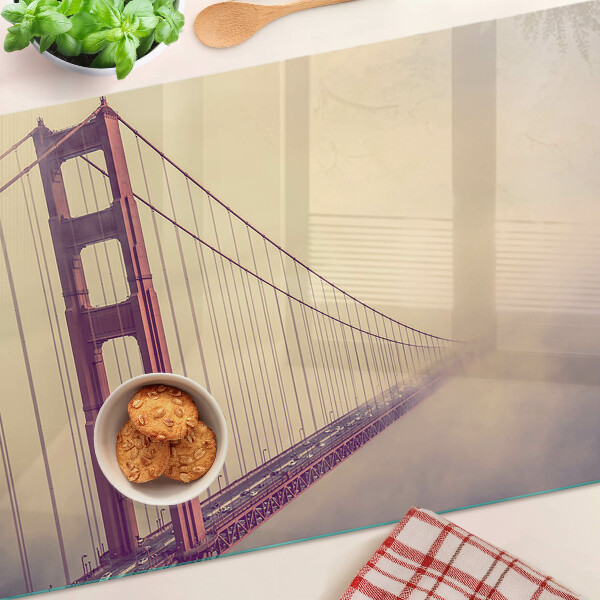Tocător din sticlă Podul Golden Gate de epocă