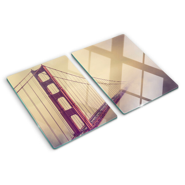 Tocător din sticlă Podul Golden Gate de epocă