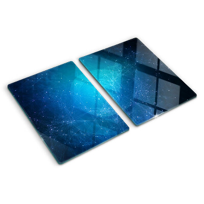 Tocător din sticlă Motiv geometric cu linii și puncte