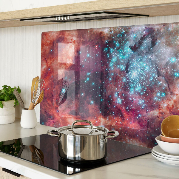 Tocător sticlă Peisaj cosmic cu stele