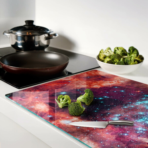 Tocător sticlă Peisaj cosmic cu stele