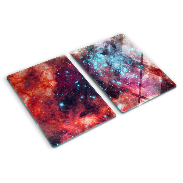 Tocător sticlă Peisaj cosmic cu stele